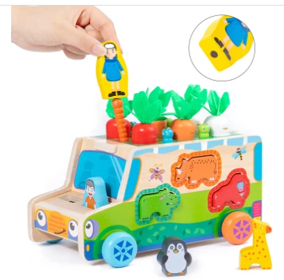 Montessori Wonder Ark | Leikkimielisyyttä uteliaille lapsille - Interaktiivinen puinen leikkisetti
