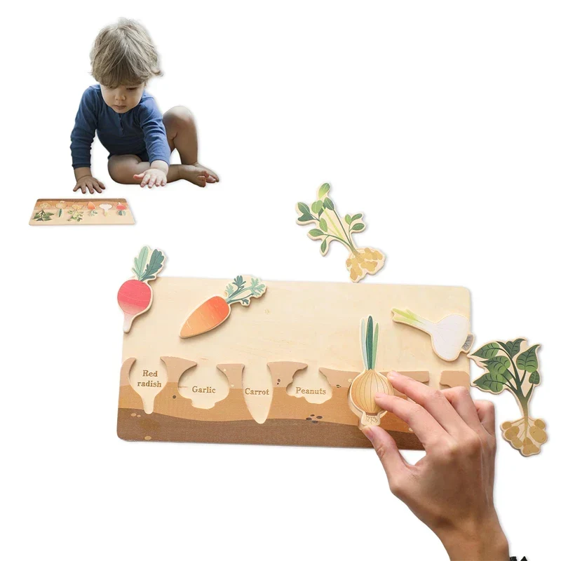 MemoGroei | Leikkisä oppiminen - Puiset Montessori-muistipeli ja rakennuspalikat
