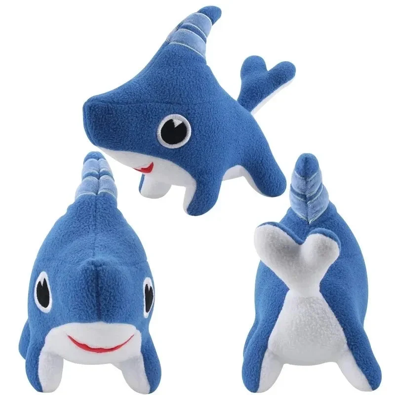 25cm Shark Dog Plush Toy Shark Dog Stuffed Animals Blue Shark Stuffed Animals Plushies Baby Boys Girls Kid Birthday Gift