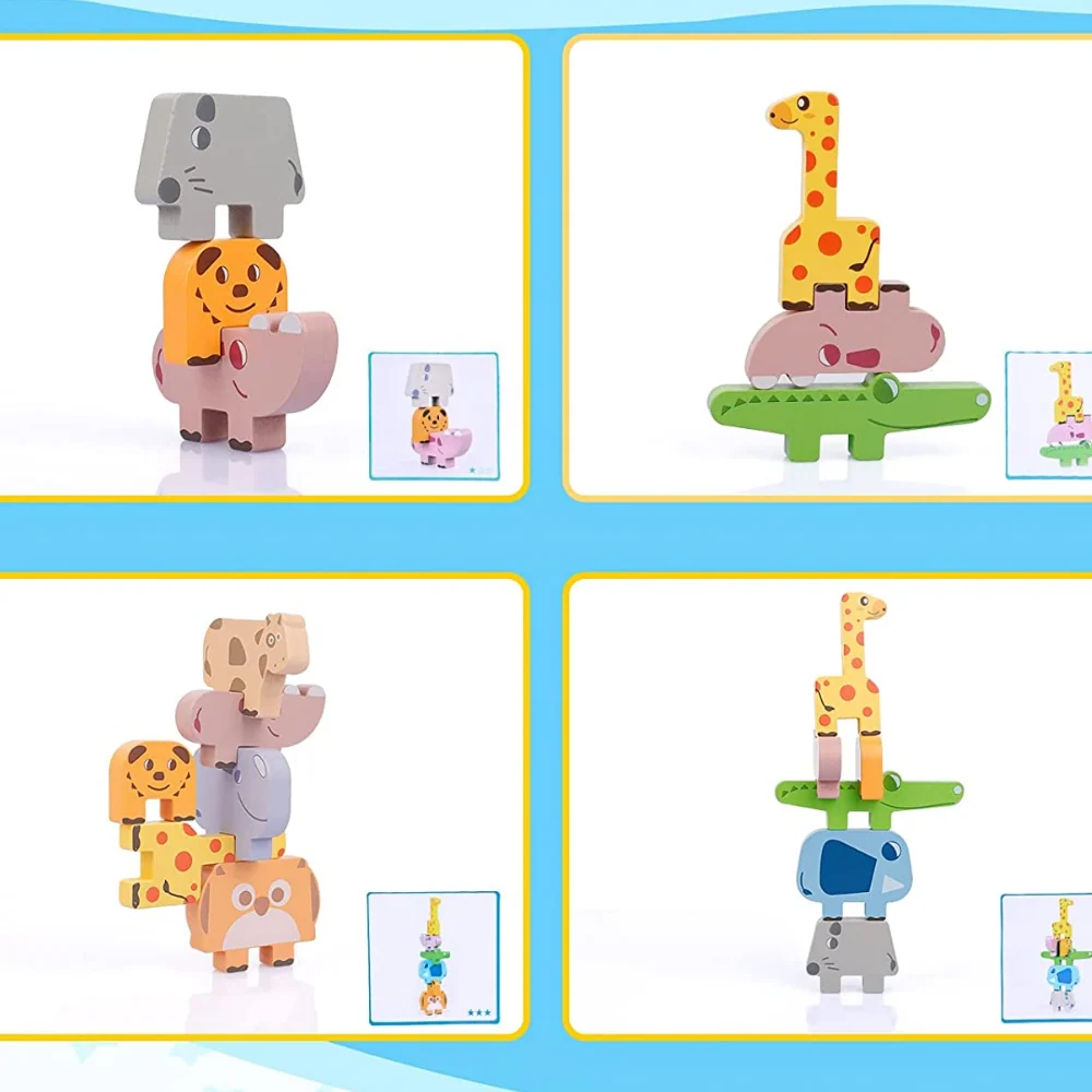 Animal Stacking™ - Paranna tunnistamistaitoja - Kokoamispeli