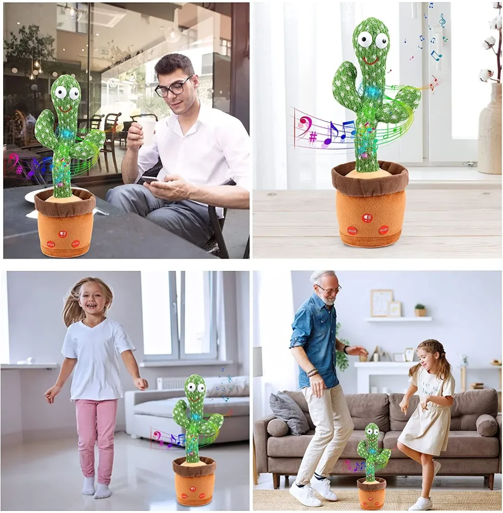 Happy Cactus™ - Lelu joka vastaa ääniin - Tanssiva kaktus