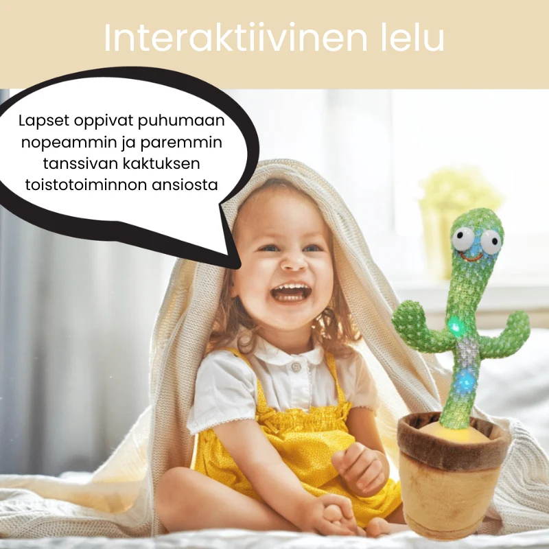 Happy Cactus™ - Lelu joka vastaa ääniin - Tanssiva kaktus