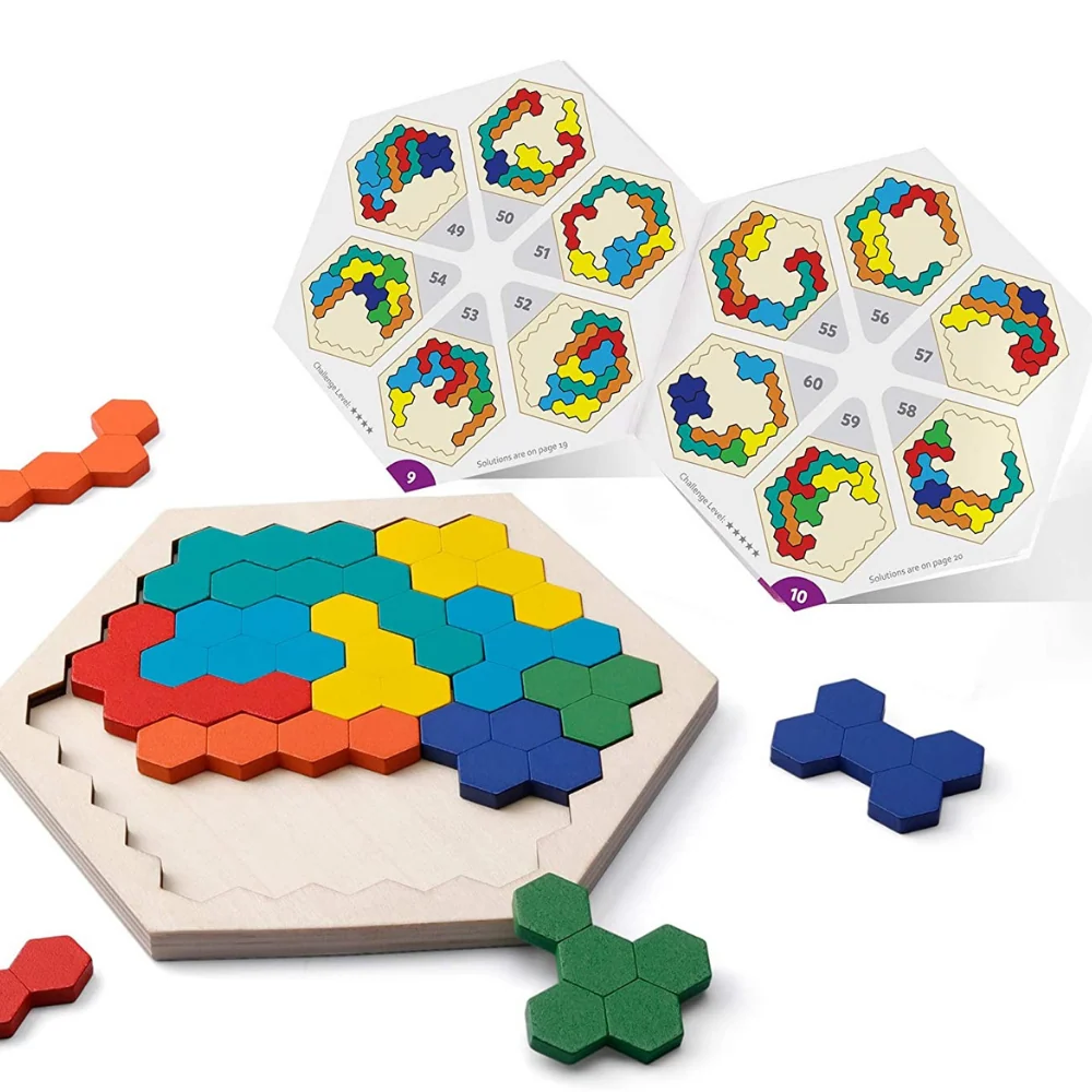 Hexagon Puzzle™ - Loputtomasti ratkaisuja - Geometrinen palapeli