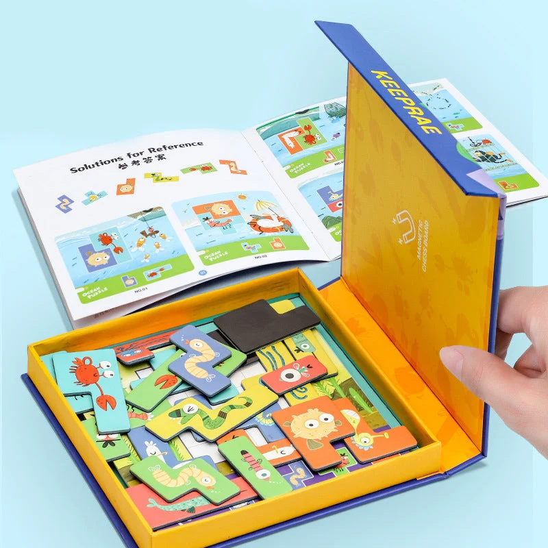 OceanPuzzle™ - Tutustu ihaniin ystäviin meressä! - Merieläinpalapeli