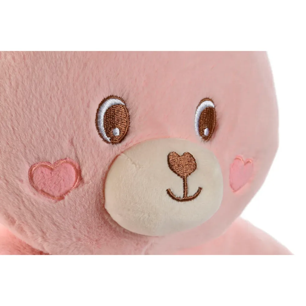 Pehmolelu Home ESPRIT Ruskea Harmaa Pinkki Polyesteri Elä 28 x 22 x 32 cm (4 osaa)