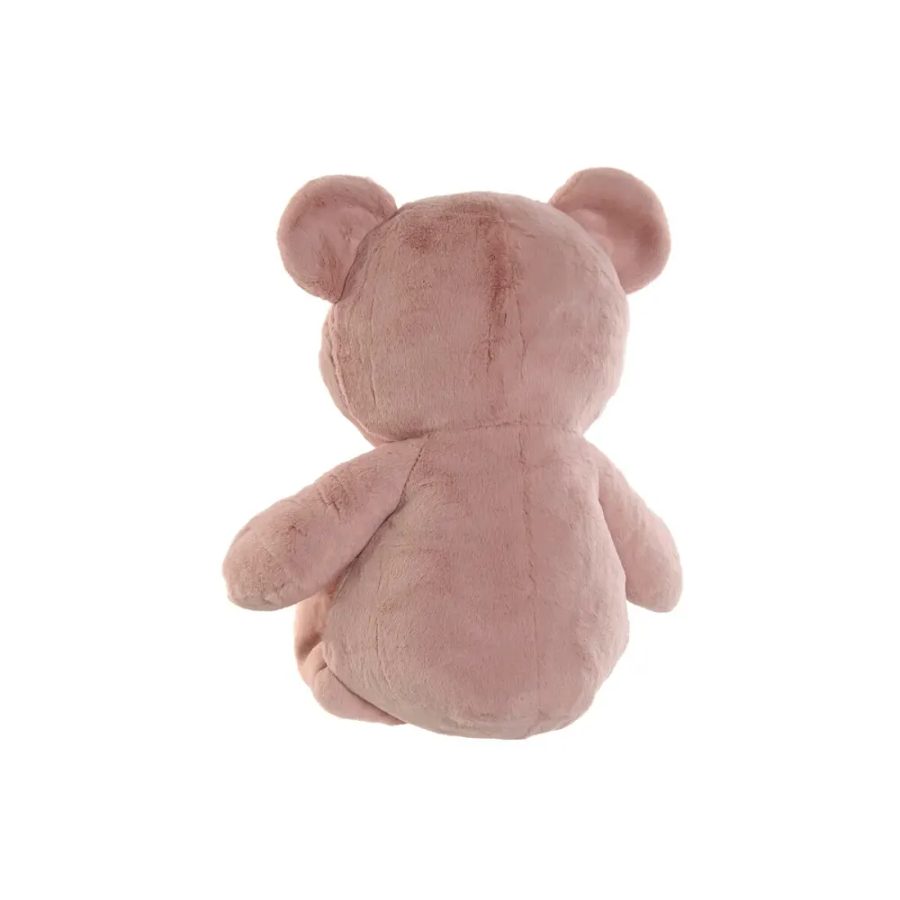 Pehmolelu Home ESPRIT Ruskea Harmaa Pinkki Polyesteri Elä 28 x 22 x 32 cm (4 osaa)