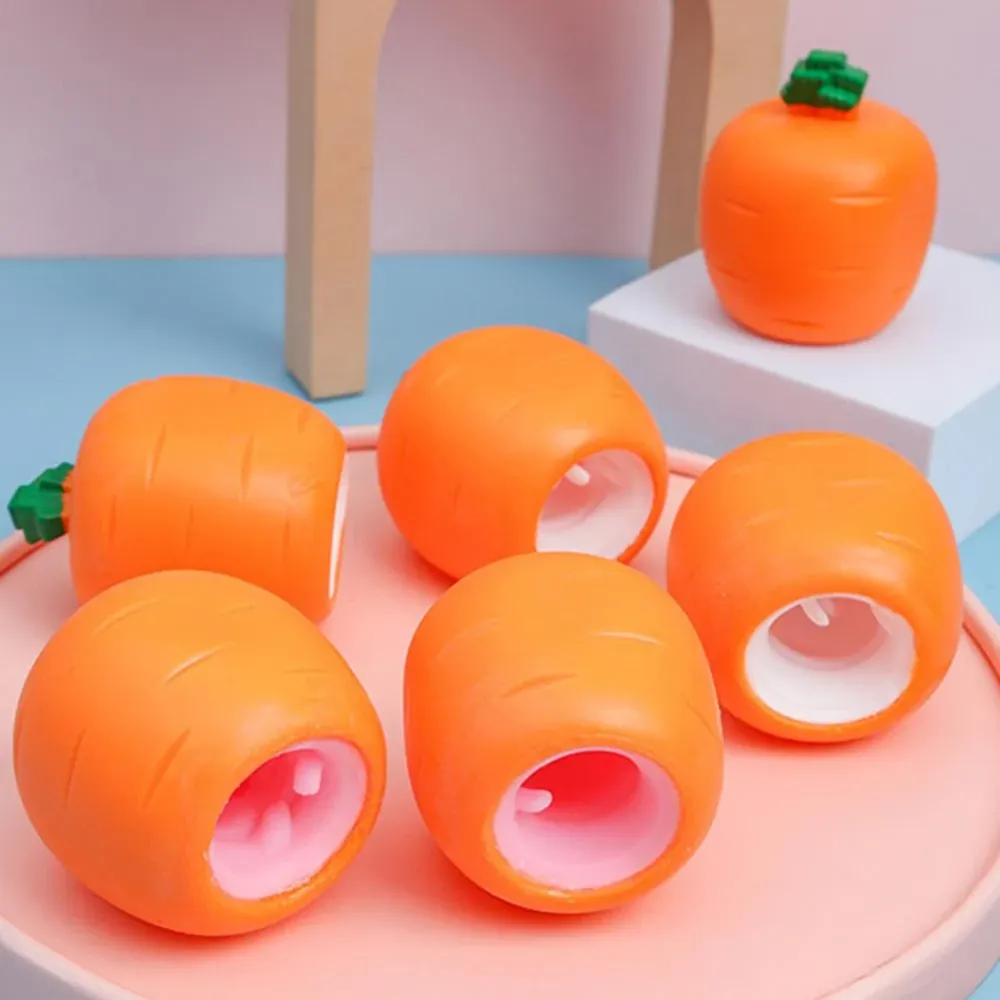 Squeeze Carrot™ - Purista, purista ja älä stressaa - Pupu fidget-lelu