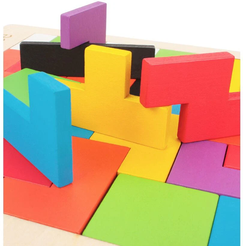 Woods™ - Aivojumppa lapsille - Montessori Tetris-palapeli