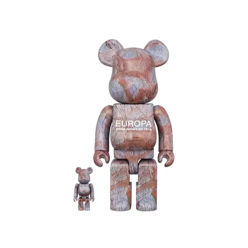 100% & 400% Bearbrick -setti – Europa (NASA)