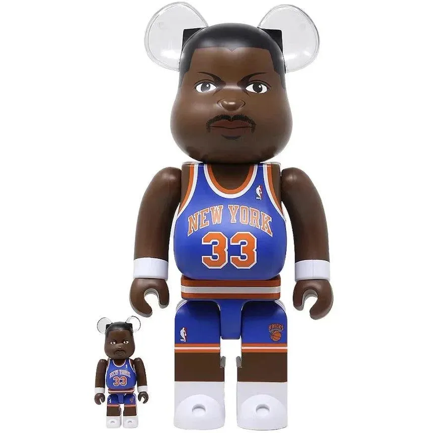 100% & 400% Bearbrick -setti – Patrick Ewing (New York Knicks)
