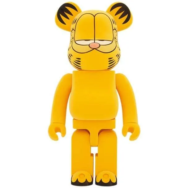 1000% Bearbrick - Garfield (Flocky ed.)