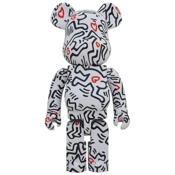 1000% Bearbrick - Keith Haring v8 (Heart Men)
