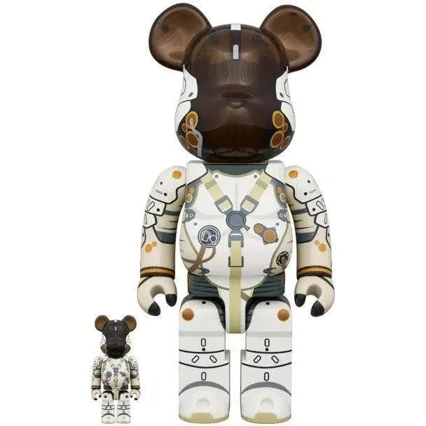 400% & 100% Bearbrick - LUDENS Hideo Kojima (Japan edition) - setti