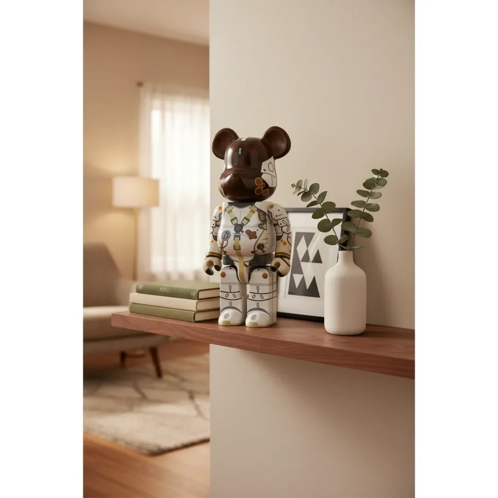 400% & 100% Bearbrick - LUDENS Hideo Kojima (Japan edition) - setti