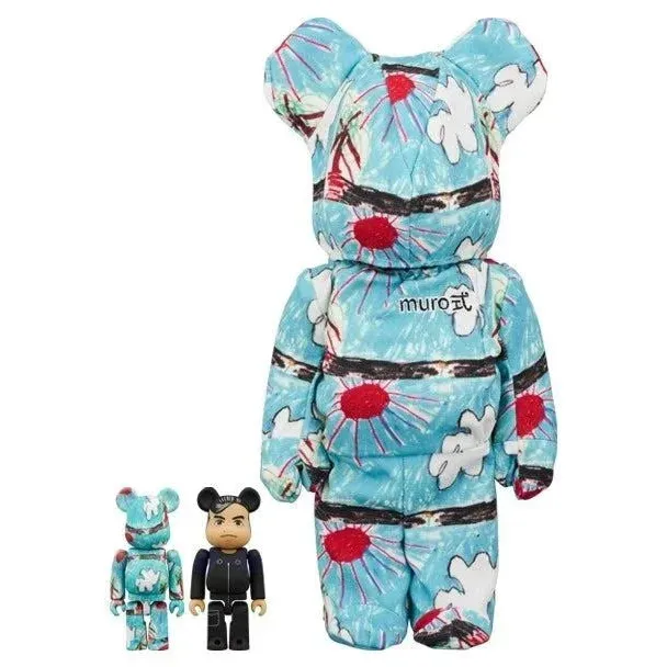 400% & 100% Bearbrick - Muro Tsuyoshi (3-pack) - setti