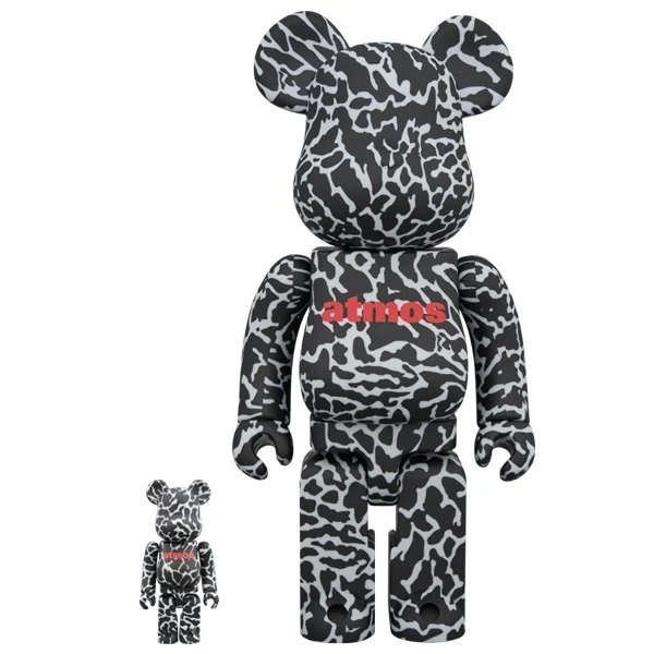 400 % & 100 % Bearbrick -setti – Atmos - Reverse Elephant