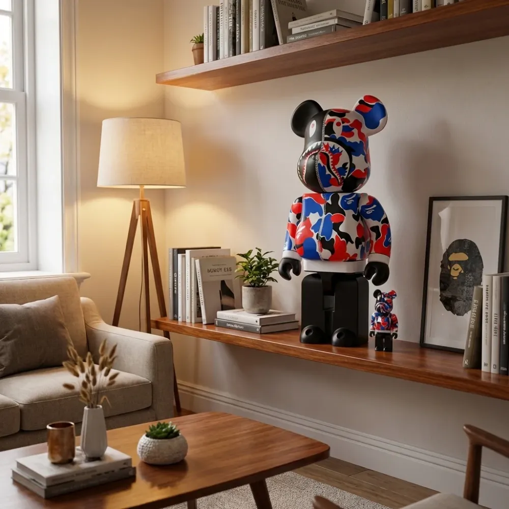 400 % & 100 % Bearbrick -setti – Bape Store London – Shark