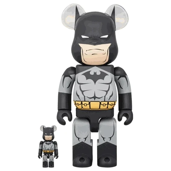 400% & 100% Bearbrick -setti – Batman Hush (Black ver.)