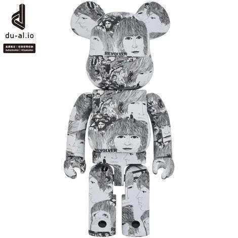 400 % & 100 % Bearbrick -setti – Beatles (Revolver)
