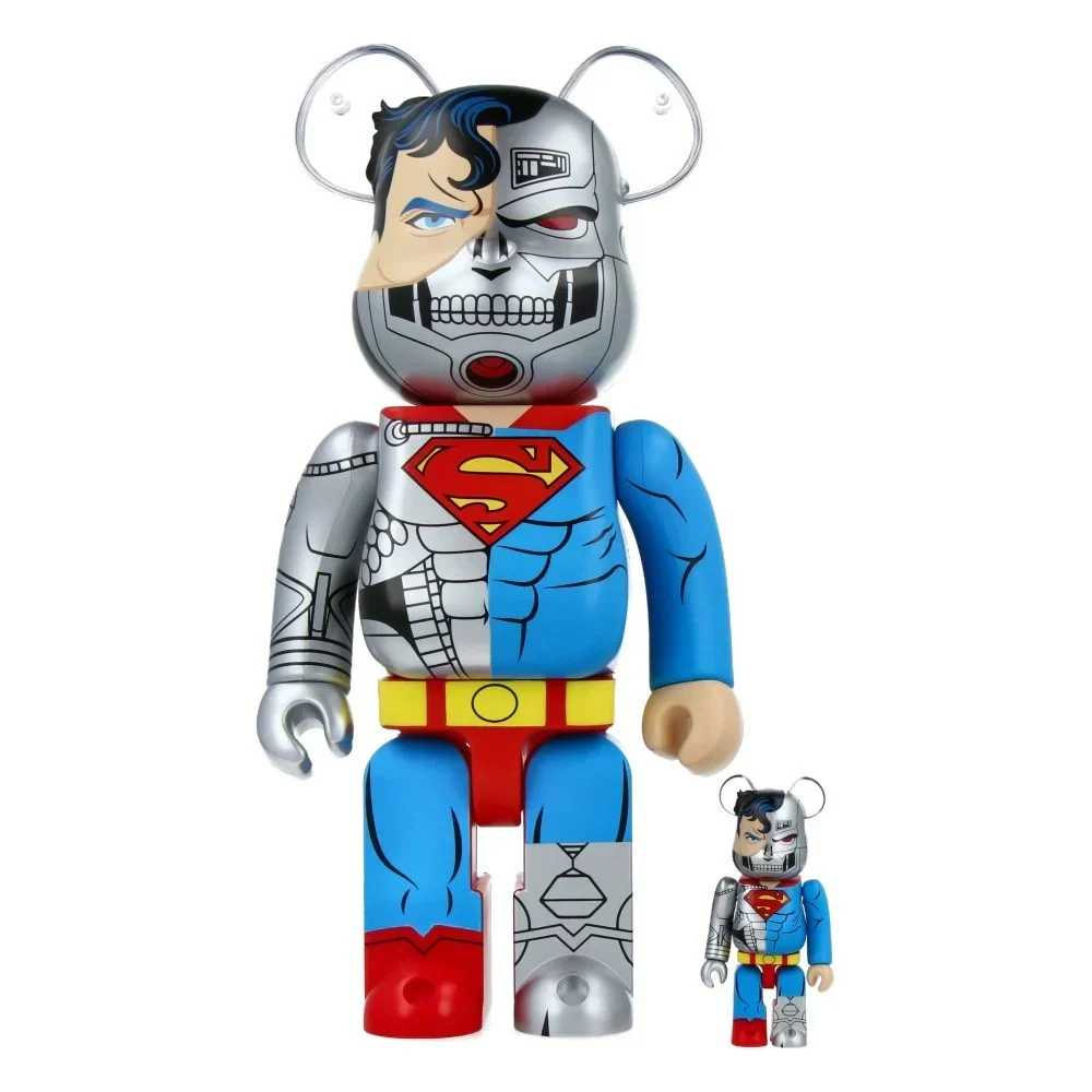 400 % & 100 % Bearbrick -setti – Cyborg Superman ( Return Superman)