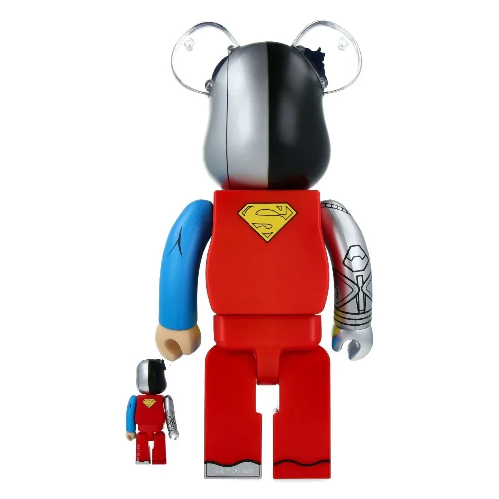 400 % & 100 % Bearbrick -setti – Cyborg Superman ( Return Superman)