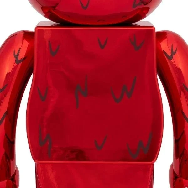 400% & 100% Bearbrick Setti - Elmo (Chrome)