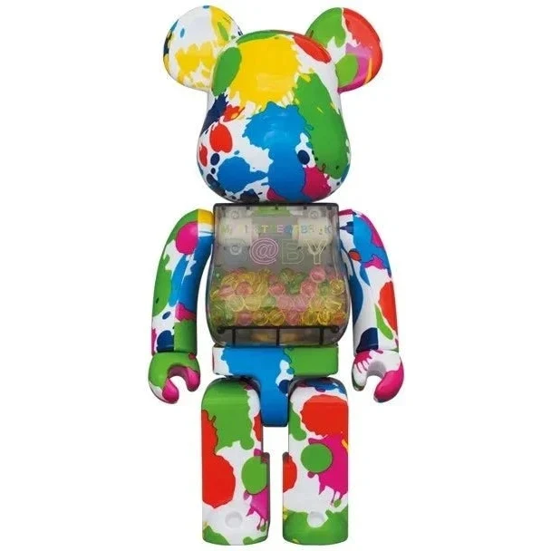 400 % & 100 % Bearbrick -setti - My First Bearbrick Baby (Color Splash)