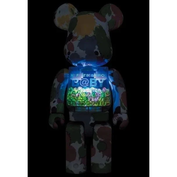 400 % & 100 % Bearbrick -setti - My First Bearbrick Baby (Color Splash)