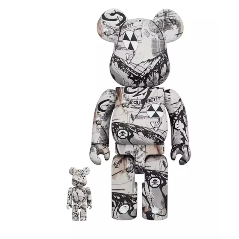 400 % & 100 % Bearbrick -setti – Hiroki Tsukuda 2G Exclusive