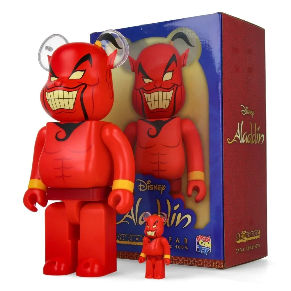 400 % & 100 % Bearbrick -setti – Jafar (Disney Aladdin)