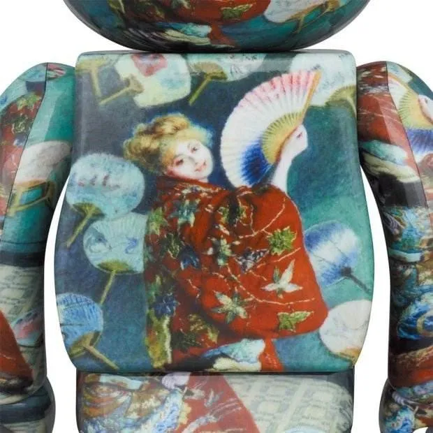 400 % & 100 % Bearbrick -setti – La Japonaise (Claude Monet)