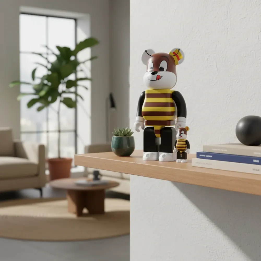 400% & 100% Bearbrick -setti – Kellogg's (Honey)