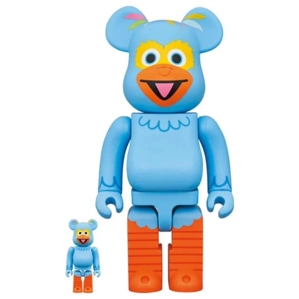400 % & 100 % Bearbrick -setti – Pino (Sesame Street)