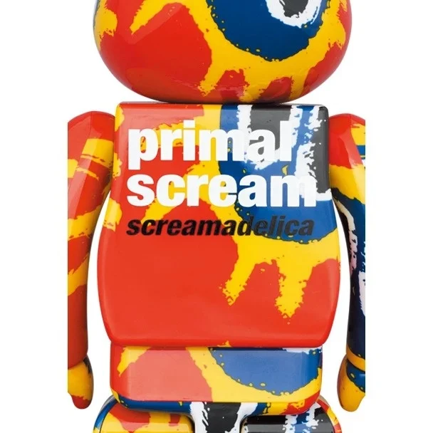 400% & 100% Bearbrick -setti – Primal Scream (Screamadelica)