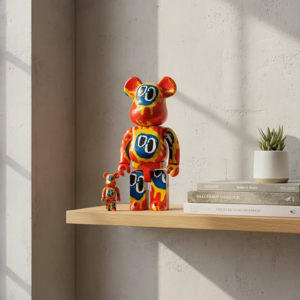 400% & 100% Bearbrick -setti – Primal Scream (Screamadelica)