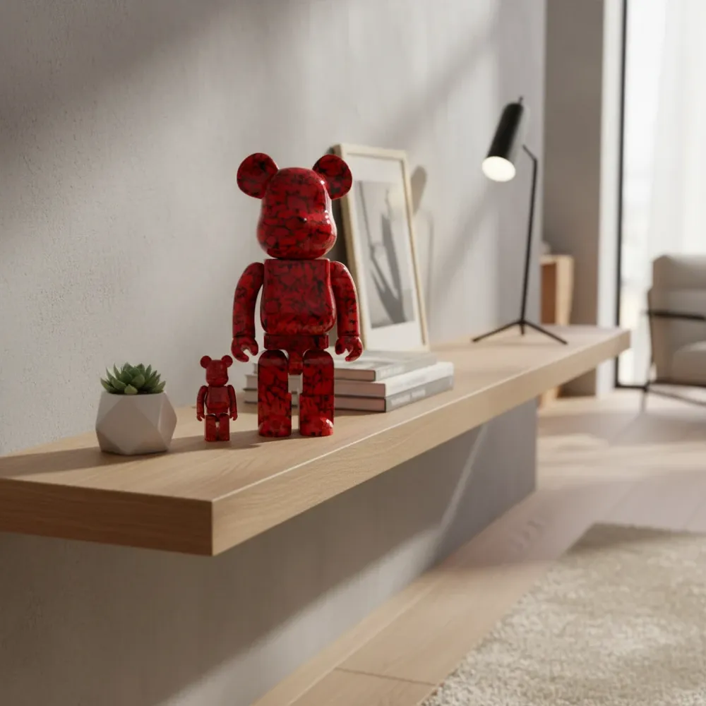 400% & 100% Bearbrick setti - Mr. Scarlet Shun Sudo