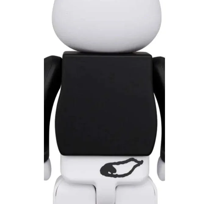 400 % & 100 % Bearbrick -setti - Snoopy White Sox (MLB x Peanuts)