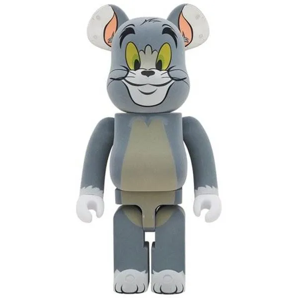 400 % & 100 % Bearbrick -setti – Tom Flocky edition (Tom & Jerry)