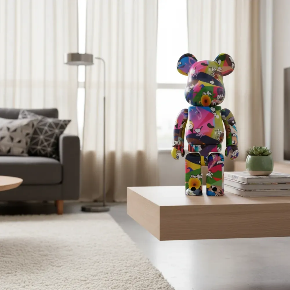400% & 100% Bearbrick -setti - Tomokazu Matsuyama - Peanuts