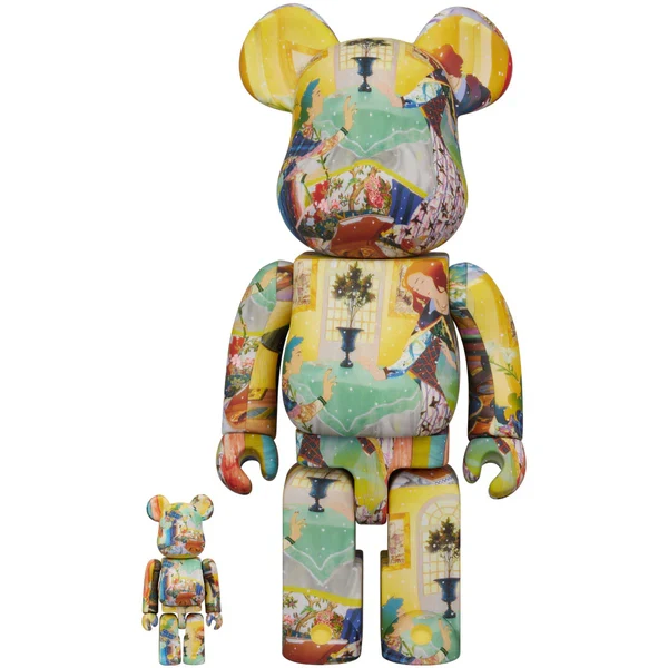 400% & 100% Bearbrick -setti - Tomokazu Matsuyama