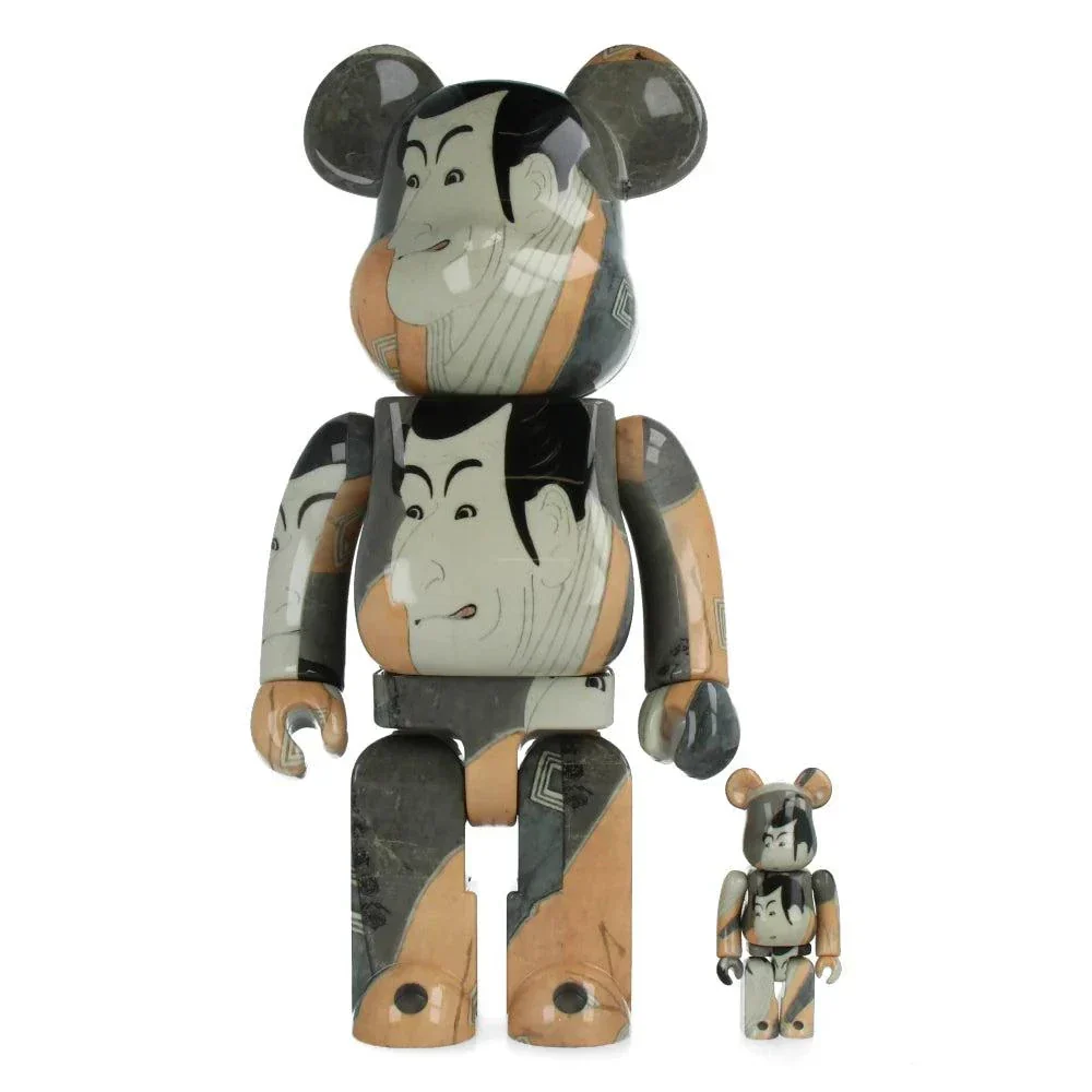 400% & 100% Bearbrick -setti – Toshusai Sharaku Ichikawa Ebizo IV
