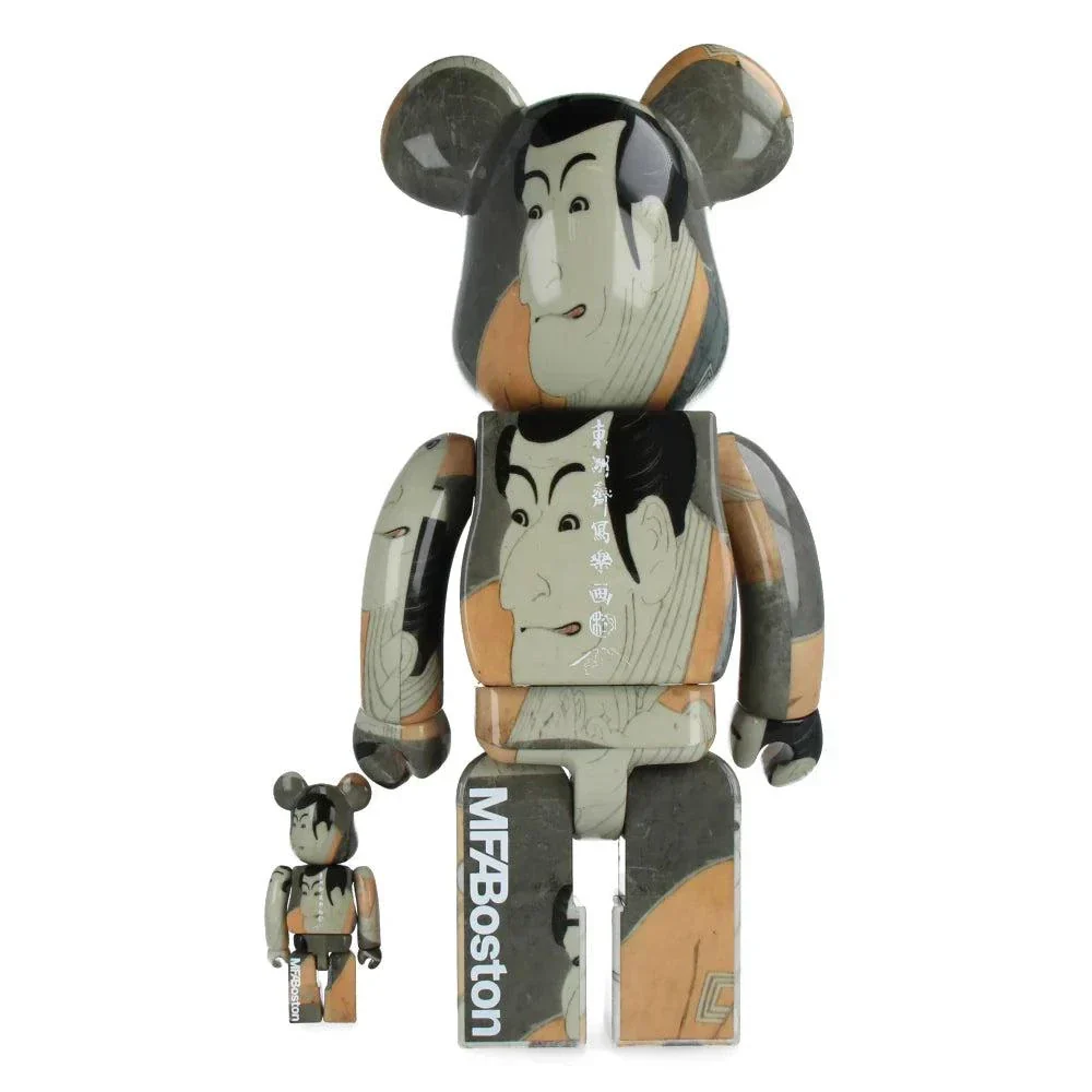 400% & 100% Bearbrick -setti – Toshusai Sharaku Ichikawa Ebizo IV