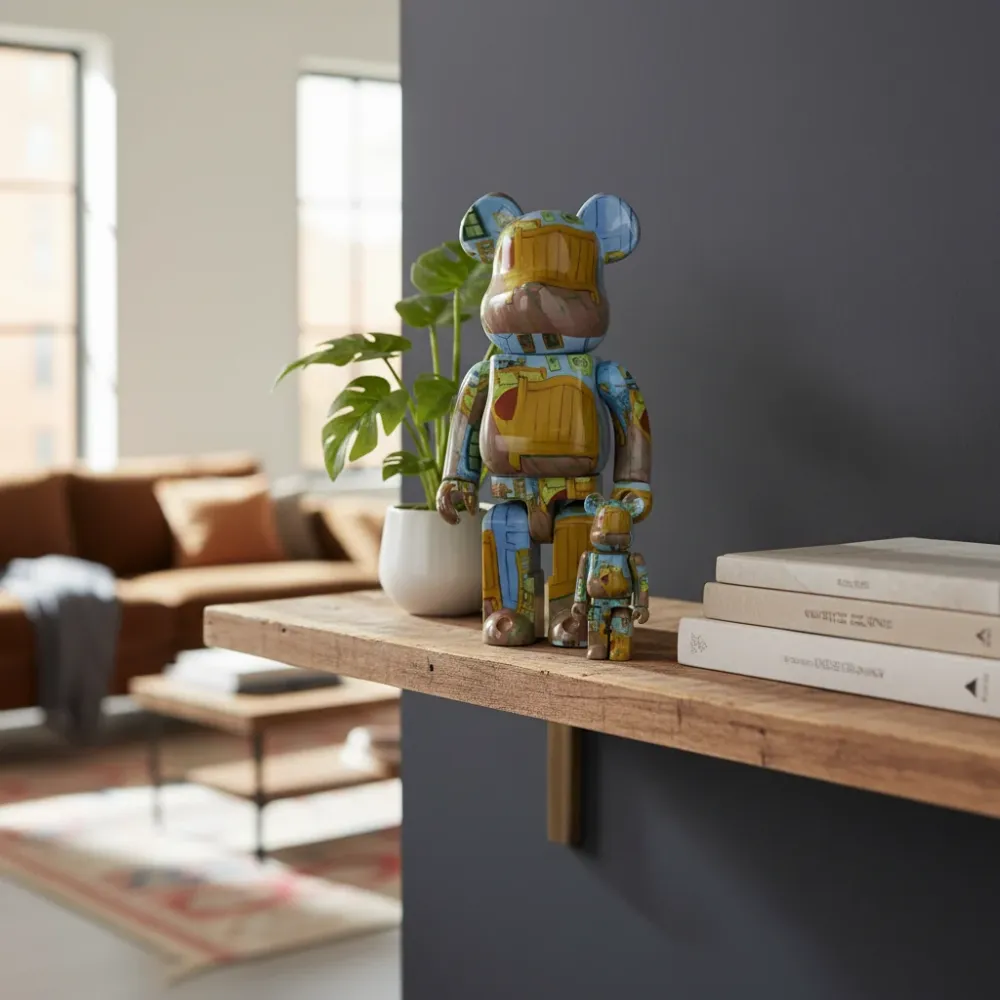 400% & 100% Bearbrick -setti – Van Gogh ( Bedroom)