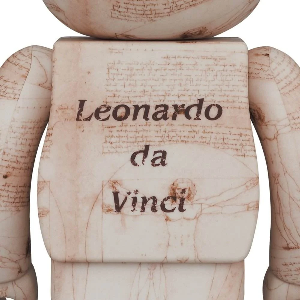 400% & 100% Bearbrick-setti – Leonardo Da Vinci (Vitruvian Man)