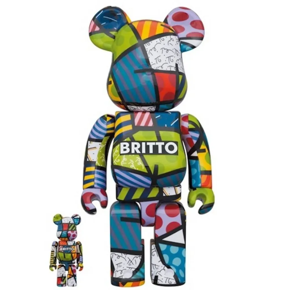 400% & 100% Bearbrick-setti – Romero Britto