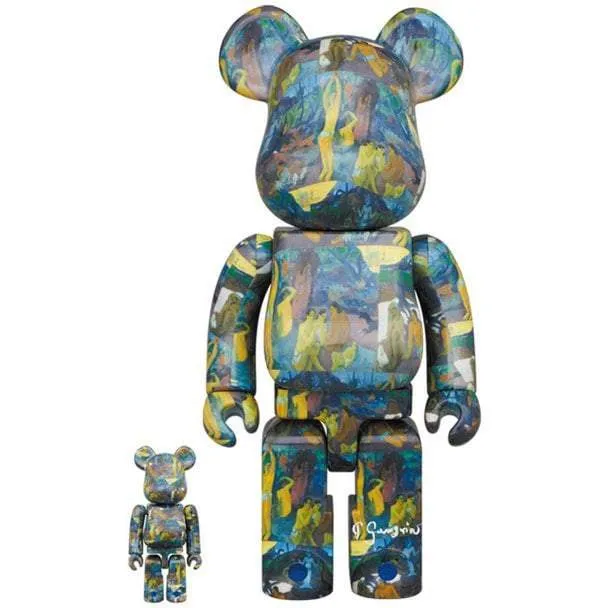 400% & 100% Bearbrick-setti - Where Do We Come From? (Paul Gauguin)