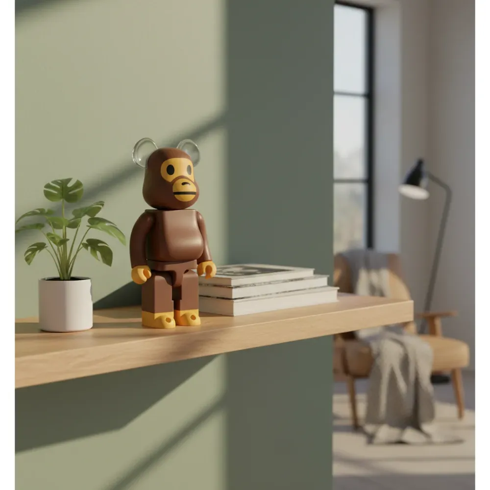 400 % Bearbrick – Baby Milo BAPE (Ear Clear Ver.)