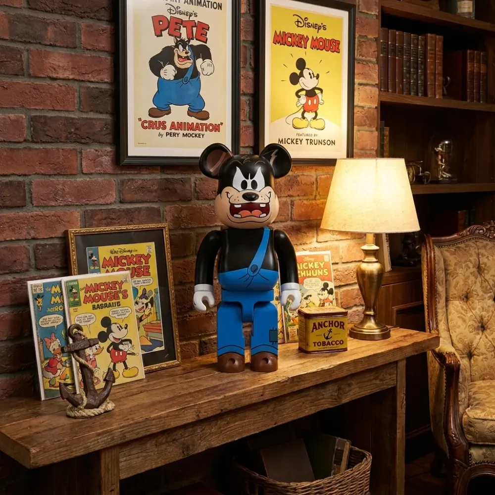 400% Bearbrick – Puujalka-Pete (Walt Disney)