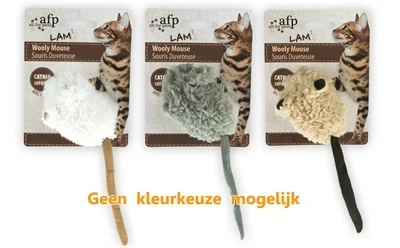 AFP Wooly Mouse -karitsanvillaa, kurkkua ja kissanminttua, sekoitus