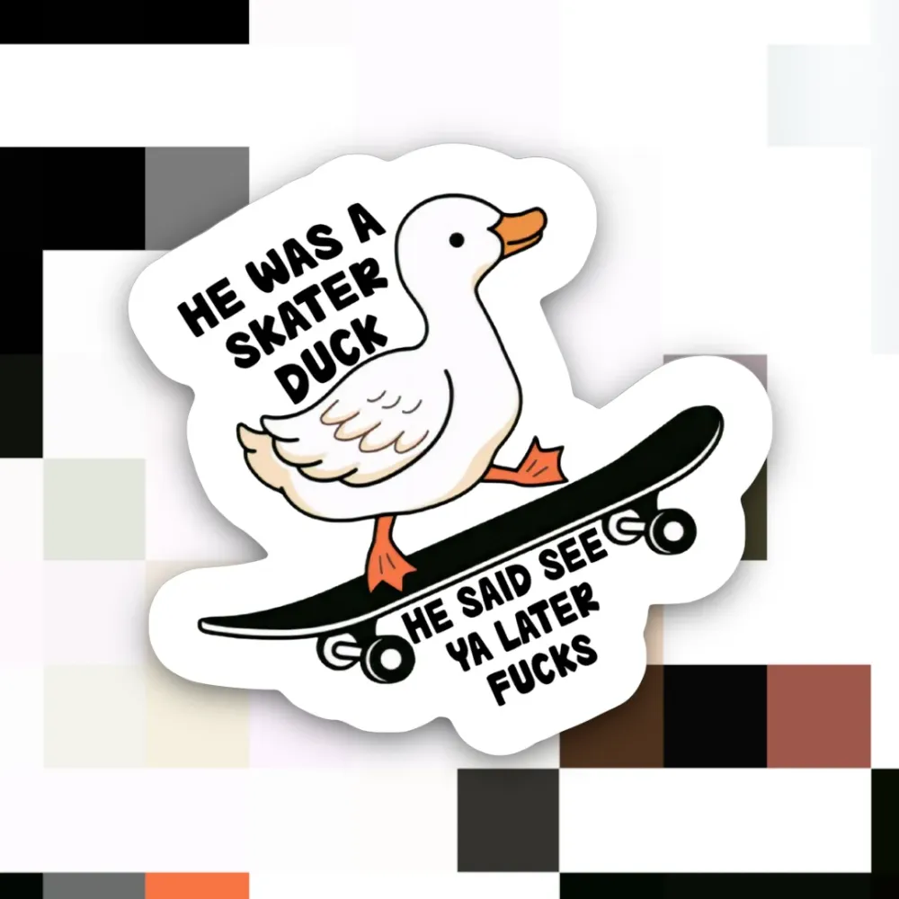 Ankkatarra "Skater Duck"